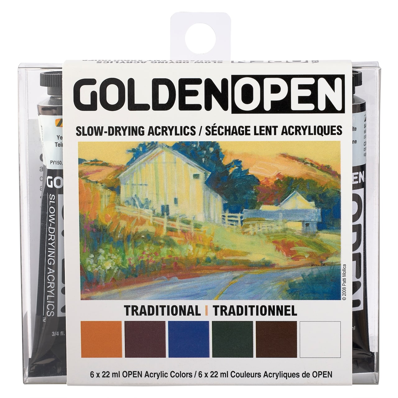 Golden® OPEN Acrylics Traditional Color Set